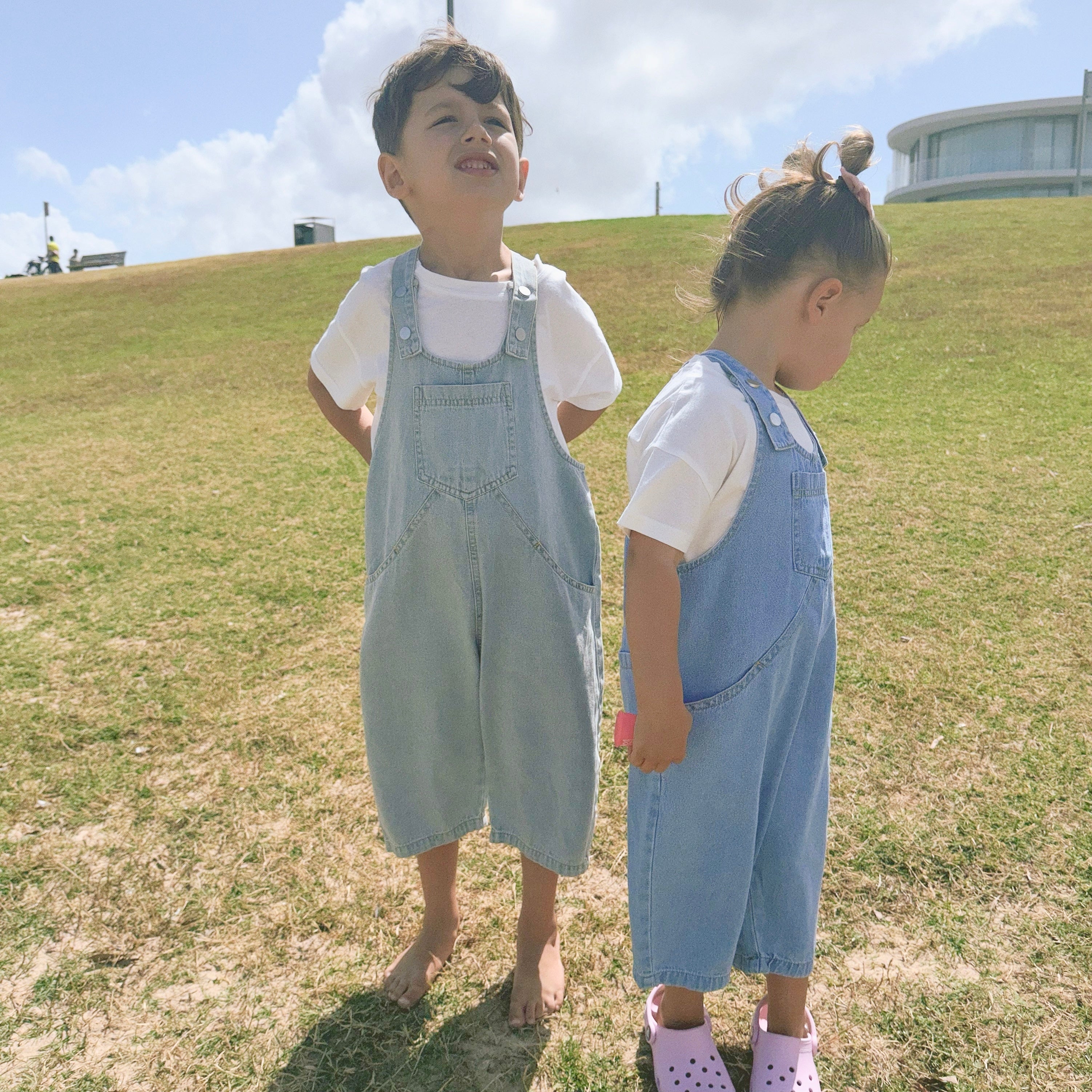 Loose-Fit Overalls