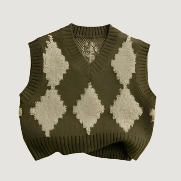 Boys Funky Knitted Sweater Vest