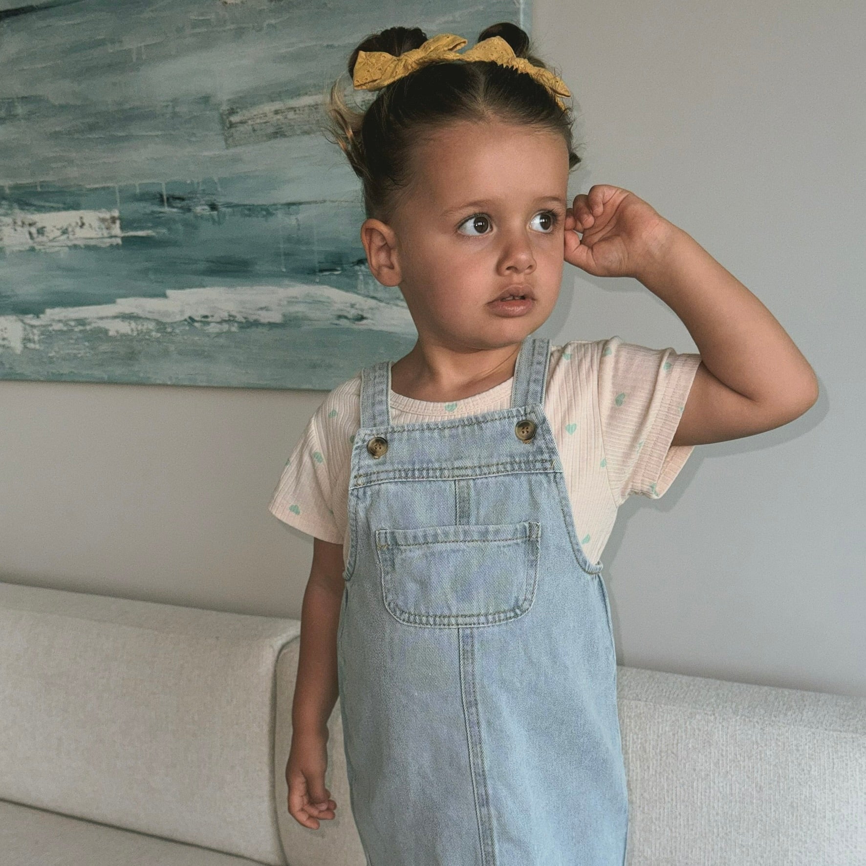 Girls Casual Pinafore Dress