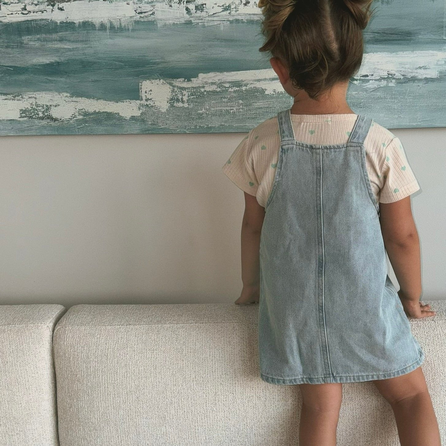 Girls Casual Pinafore Dress