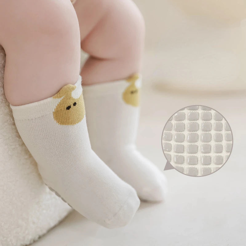 Girls And Boys Floor Socks (5-Pack)