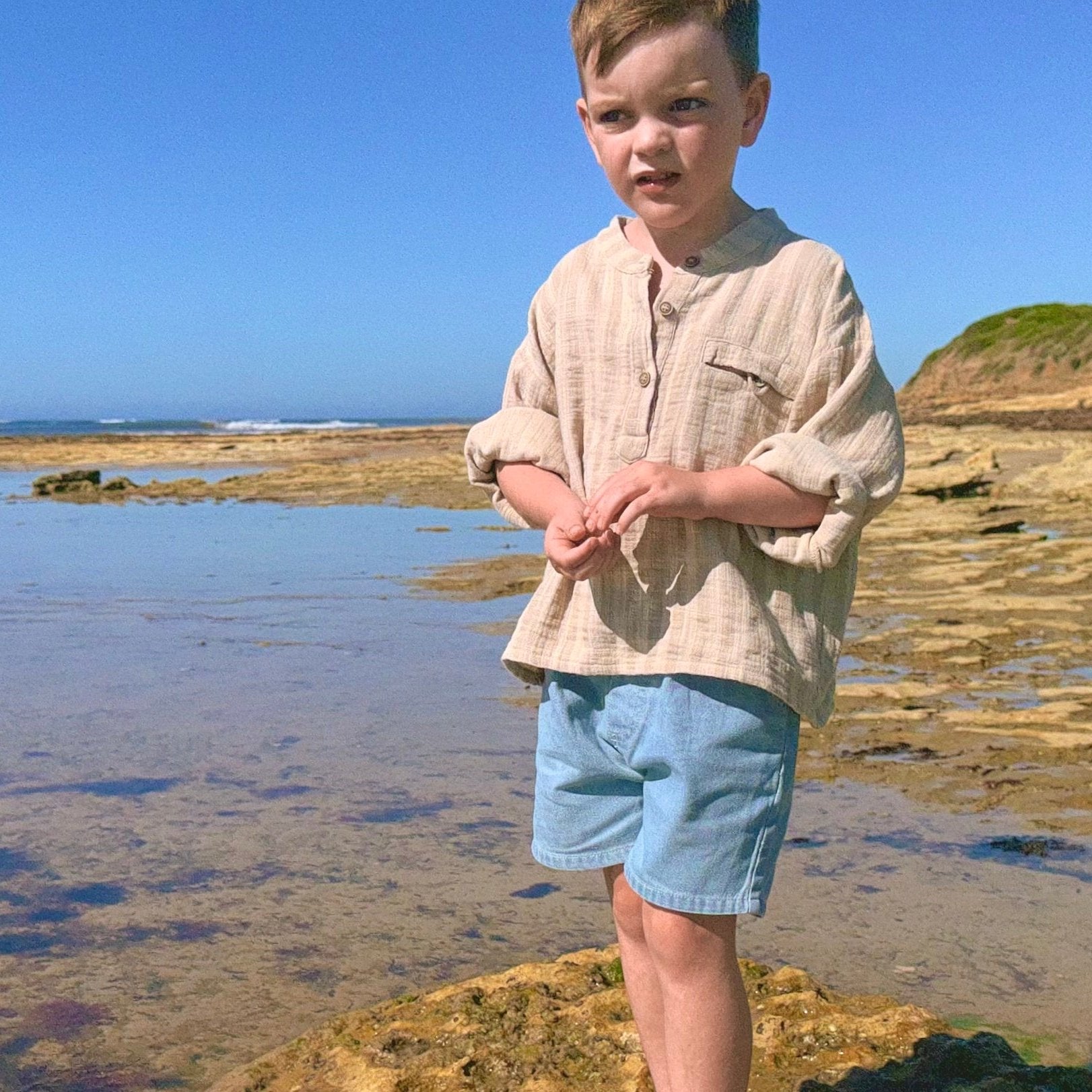 Boys Smart Long Sleeve Shirt with Collar