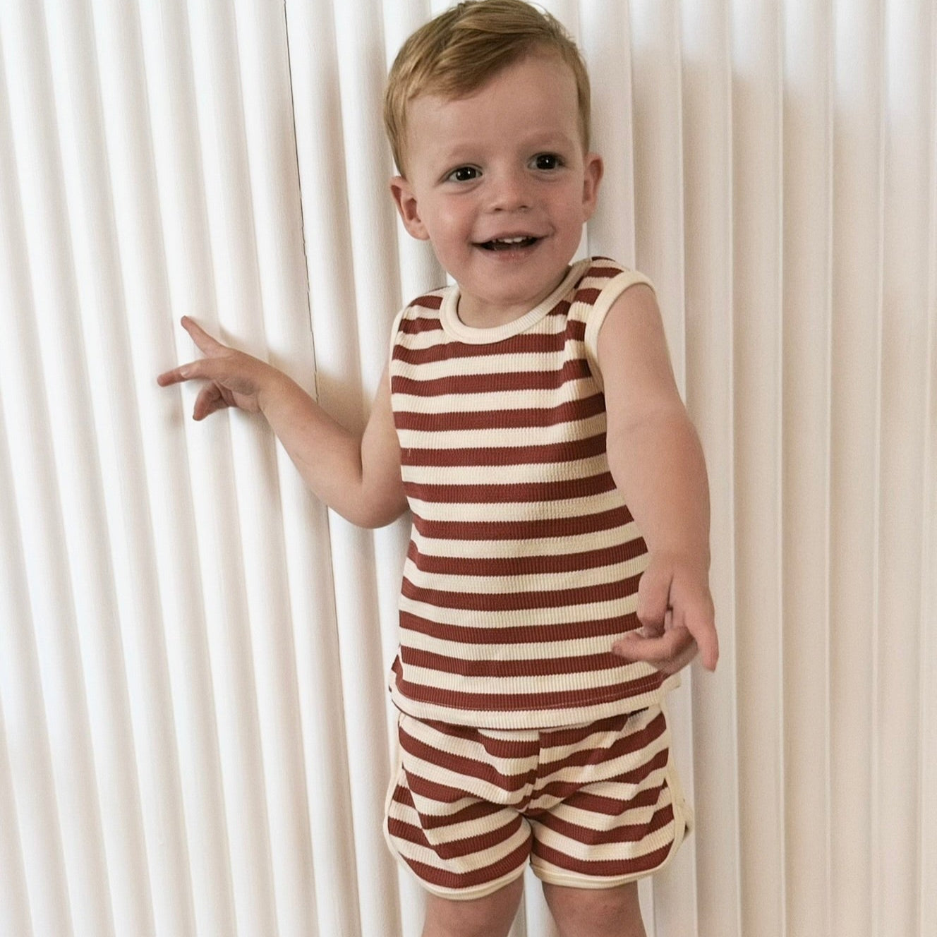 Stripe Short Set