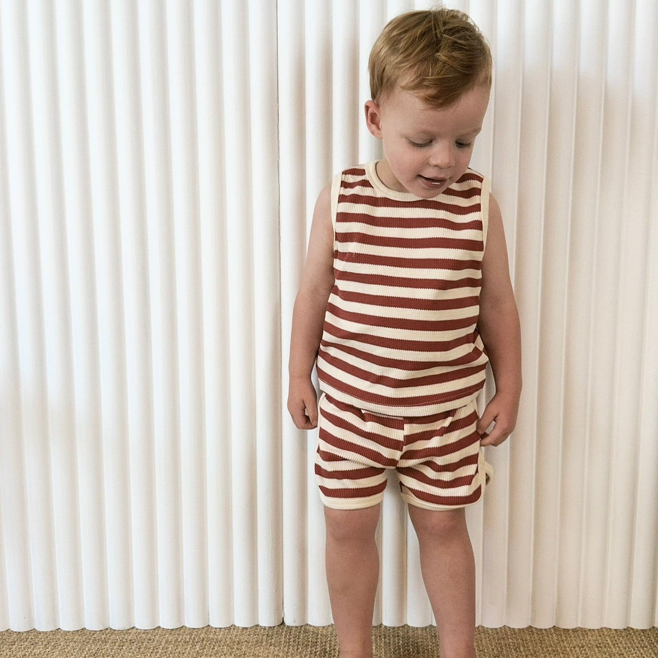 Stripe Short Set