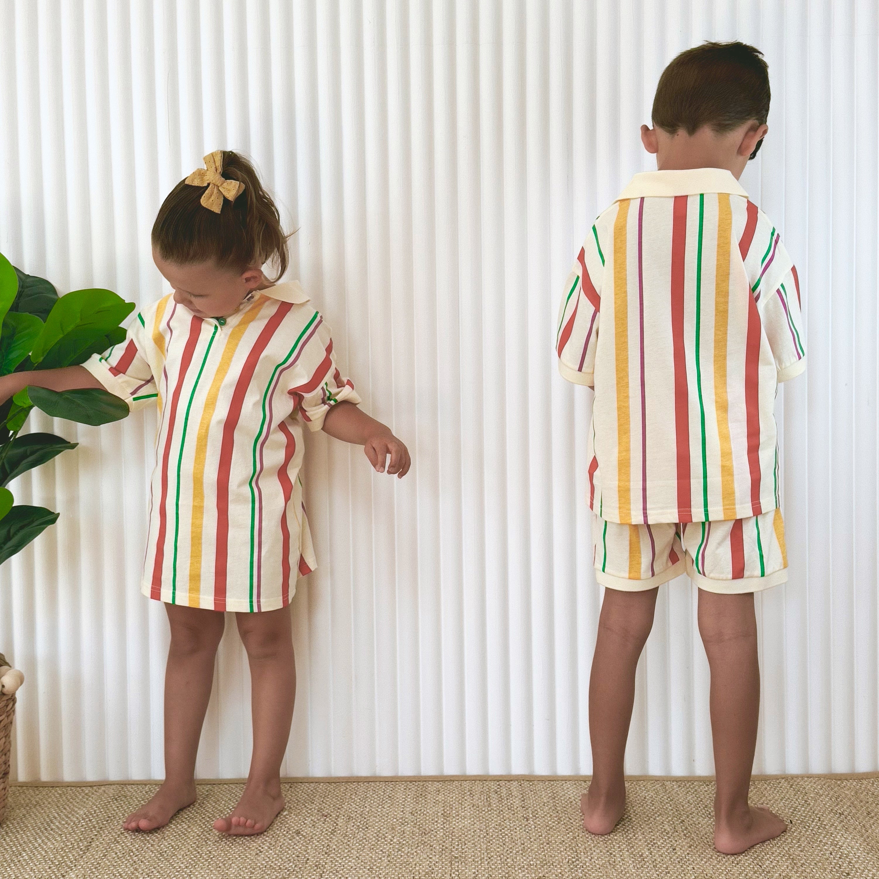 Summer Stripes Dress or Shorts Set