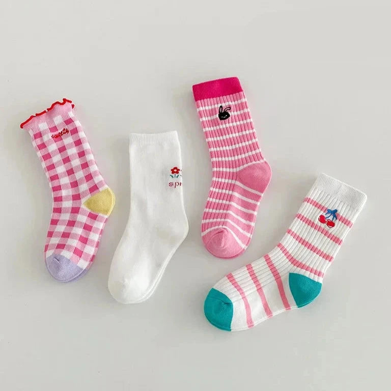 Unisex-Bright-And-Neutral-Socks