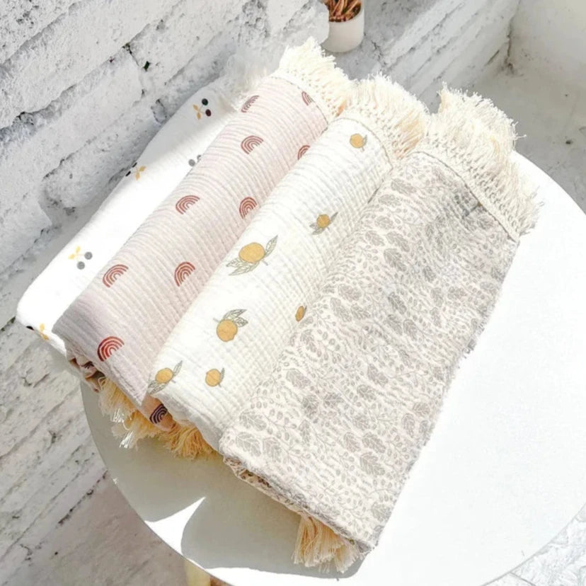 Printed Muslin Wrap